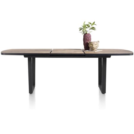 Avalox, table de bar à rallonge ovale 190 (+ 60) x 110 cm - pieds v - Henders and Hazel