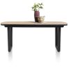 Avalox, table de bar à rallonge ovale 190 (+ 60) x 110 cm - pieds v - Henders and Hazel