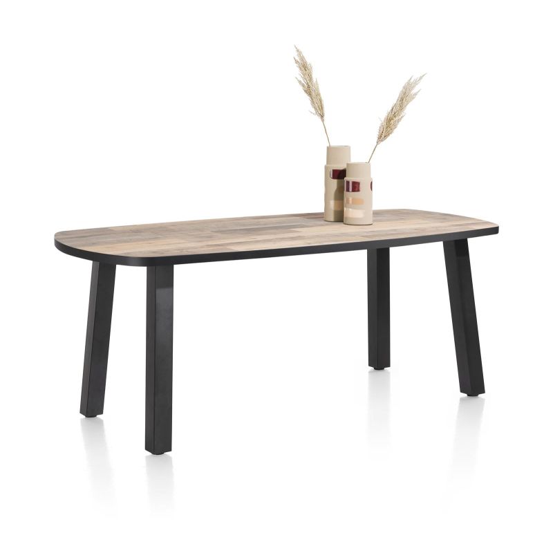 Avalox, table de bar ovale 180 x 110 cm - 4 pieds - Henders and Hazel