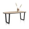Avalox, table de bar ovale 180 x 110 cm - pieds v - Henders and Hazel