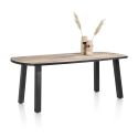 Avalox, table de bar ovale 210 x 110 cm - 4 pieds - Henders and Hazel