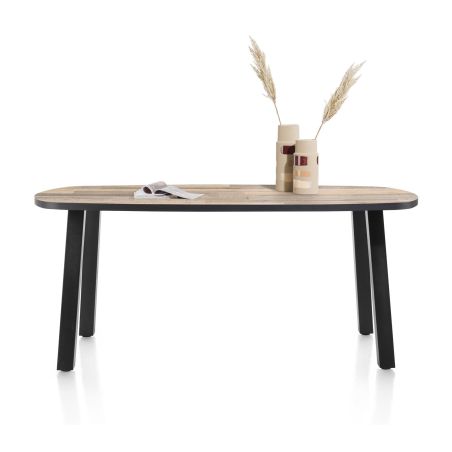 Avalox, table de bar ovale 210 x 110 cm - 4 pieds - Henders and Hazel