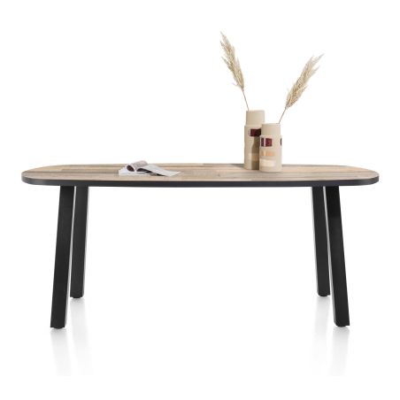 Avalox, table de bar ovale 240 x 110 cm - 4 pieds - Henders and Hazel