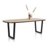 Avalox, table de bar ovale 240 x 110 cm - pieds v - Henders and Hazel
