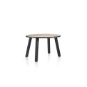 Avalox, table de bar ronde 130 x 110 cm - 4 pieds - Henders and Hazel