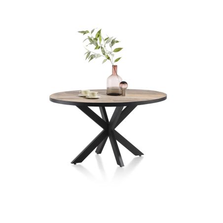 Avalox, table ronde 130 x 110 cm - pied central - Henders and Hazel