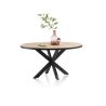 Avalox, table ronde 150 x 120 cm - pied central - Henders and Hazel