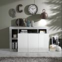 Buffet design 3 portes BURGABETON 146 cm