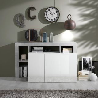Buffet design 3 portes BURGABETON 146 cm