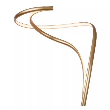 Lampadaire SARDANA - Ø 44 cm - Or Mat / Laiton - de la marque LUCIDE | Premium