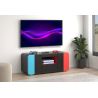Meuble TV DARIUS avec éclairage LED inclus