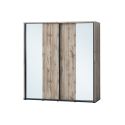 Armoire 200 cm CASPIAN avec 2 portes coulissantes