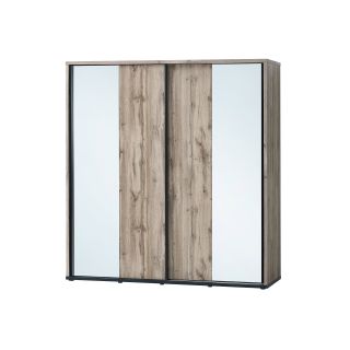 Armoire 200 cm CASPIAN avec 2 portes coulissantes