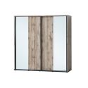 Armoire 240 cm CASPIAN avec 2 portes coulissantes