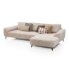 Belluno, 3-places accoudoir gauche + méridienne droite + flex- Derby beige - Henders and Hazel
