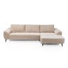 Belluno, 3-places accoudoir gauche + méridienne droite + flex- Derby beige - Henders and Hazel