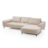 Belluno, 3-places accoudoir gauche + méridienne droite + flex- Derby beige - Henders and Hazel