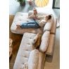 Belluno, 3-places accoudoir gauche + méridienne droite + flex- Derby beige - Henders and Hazel