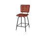 Manou, chaise de bar haut 117 cm - off black - tissu Karese - 3 coloris- Henders and Hazel