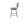 Manou, chaise de bar haut 117 cm - off black - tissu Karese - 3 coloris- Henders and Hazel