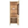 Nystead, vitrine 70 cm - 1-porte de verre + 1-porte (+ LED) - Henders and Hazel