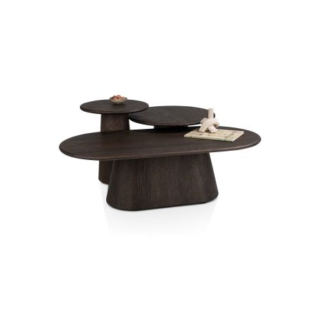 Ravello, table d'appoint 60 x 60 cm - en teinte dune ou basalte - Henders and Hazel