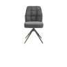 Bell, chaise - pietement graphite - pivotante - confort ressorts - combination Calabria / Vada - Henders and Hazel