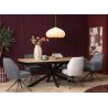 Bell, chaise - pietement graphite - pivotante - confort ressorts - combination Calabria / Vada - Henders and Hazel