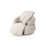 Hollywood, Homecinema fauteuil pivotant, tissu Cloudy, dos réglable, électrique repose - Henders and Hazel