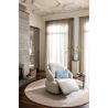 Hollywood, Homecinema fauteuil pivotant, tissu Cloudy, dos réglable, électrique repose - Henders and Hazel
