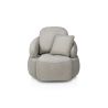 Hollywood, Homecinema fauteuil pivotant, tissu Cloudy, dos réglable, électrique repose - Henders and Hazel