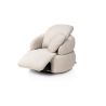 Hollywood, Homecinema fauteuil pivotant, tissu Cloudy dos réglable, électrique repose, incl. bat - Henders and Hazel