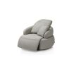 Hollywood, homecinema fauteuil pivotant xl, tissu cloudy, dos réglable, électrique repose - Henders and Hazel