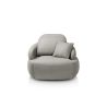 Hollywood, homecinema fauteuil pivotant xl, tissu cloudy, dos réglable, électrique repose - Henders and Hazel