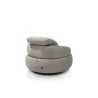 Hollywood, homecinema fauteuil pivotant xl, tissu cloudy, dos réglable, électrique repose - Henders and Hazel