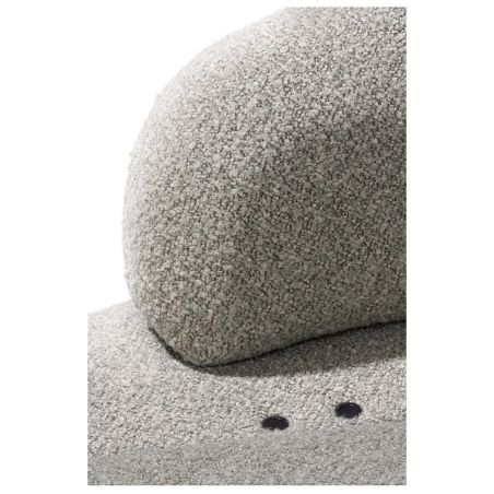 Hollywood, homecinema fauteuil pivotant xl, tissu cloudy, dos réglable, électrique repose - Henders and Hazel