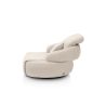 Hollywood, homecinema fauteuil pivotant xl, tissu cloudy, dos réglable, électrique repose - Henders and Hazel