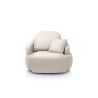 Hollywood, homecinema fauteuil pivot. xl, tissu cloudy dos réglable, électriq repose, incl. batt - Henders and Hazel