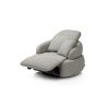Hollywood, homecinema fauteuil pivot. xl, tissu cloudy dos réglable, électriq repose, incl. batt - Henders and Hazel