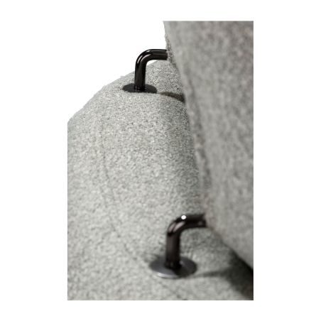 Hollywood, homecinema fauteuil pivot. xl, tissu cloudy dos réglable, électriq repose, incl. batt - Henders and Hazel