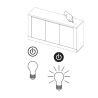 Buffet 3 portes CRONOS BLANC MERCURE avec LED inclus