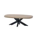 Table basse ovale danois GREGORY 130 cm