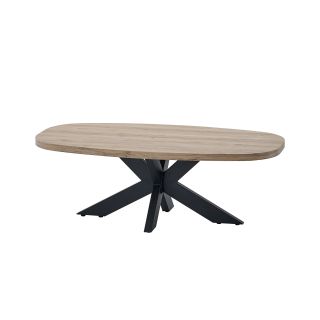 Table basse ovale danois GREGORY 130 cm