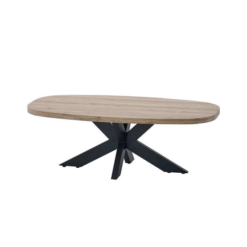 Table basse ovale danois GREGORY 130 cm