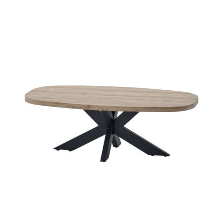 Table basse ovale danois GREGORY 130 cm