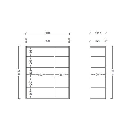 Armoire a chaussures 3 portes HOLDEN en cachemire/mercure - hauteur 114 cm