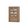 Vitrine ANTONIO de style moderne en décor chêne français