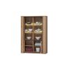 Vitrine ANTONIO de style moderne en décor chêne français