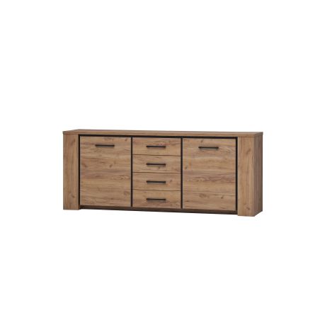 Buffet ANTONIO de style moderne en décor chêne français