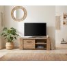 Meuble TV 145 cm ANTONIO en décor chêne français